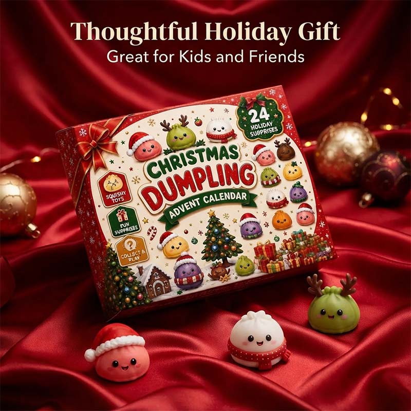 Christmas Dumpling Squishy 24-Day Advent Calendar