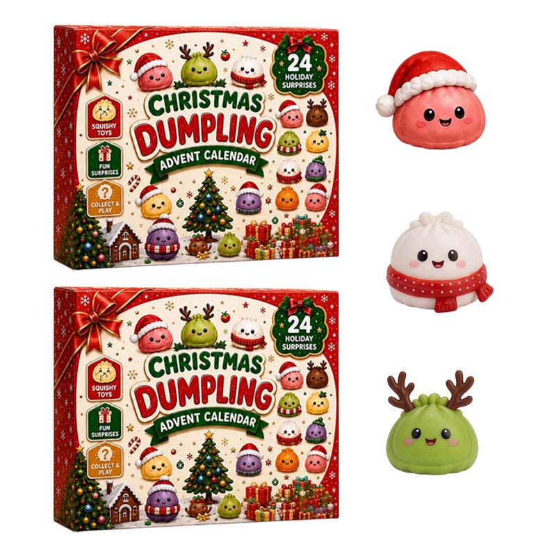 Christmas Dumpling Squishy 24-Day Advent Calendar