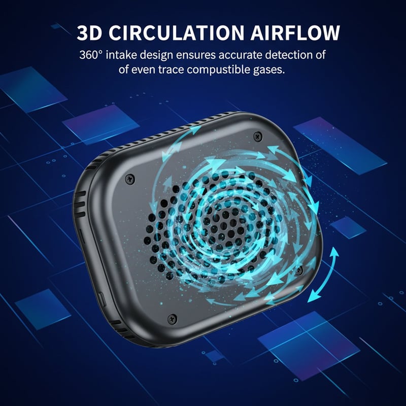 6-in-1 Smart Gas, Smoke & Carbon Monoxide Detector
