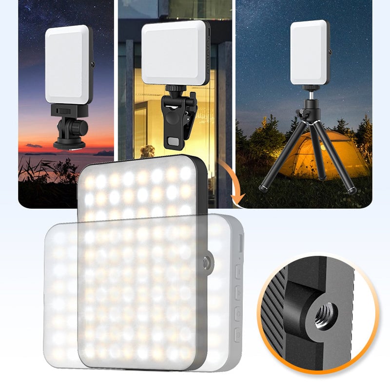 Liora Rechargeable LED Video Conference Light with Adjustable Colour Temperature
