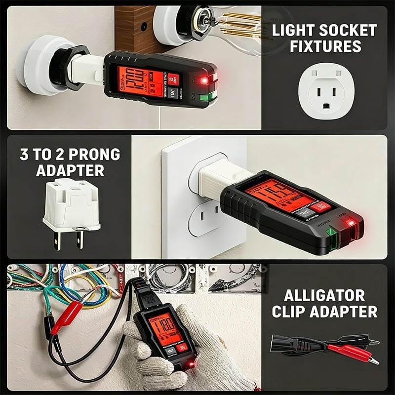 Digital Circuit Breaker Finder & Electrical Tester Kit