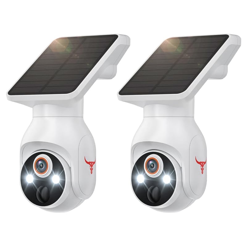 Solar 1080p Smart Security Camera with AI Motion Detection