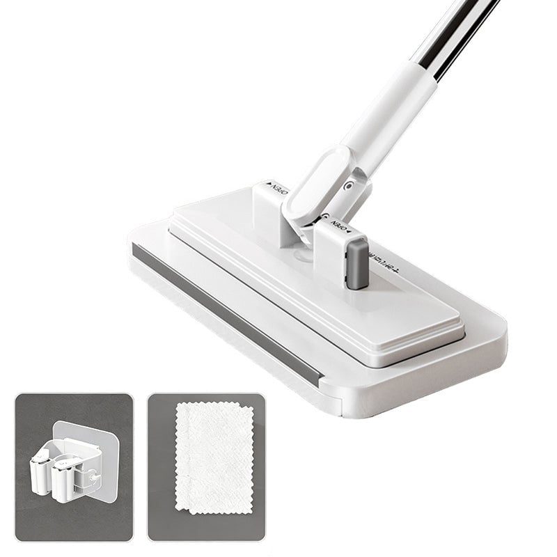 Multifunctional Lazy Mop with One-Click Cloth Attachment