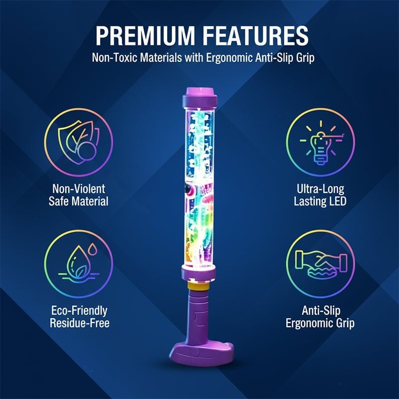 LED Rainbow Water Blaster with Colourful Light Effects