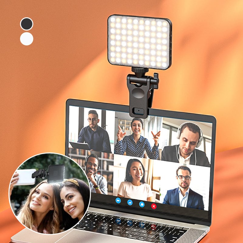 Liora Rechargeable LED Video Conference Light with Adjustable Colour Temperature