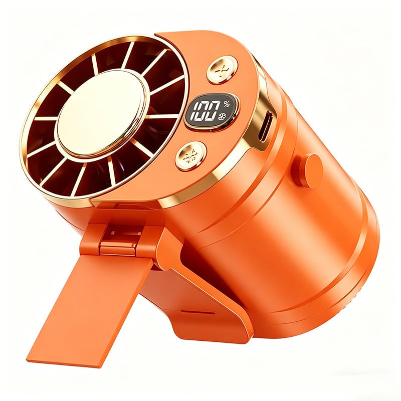 Rechargeable Clip-On Waist Fan with Ice Cooling