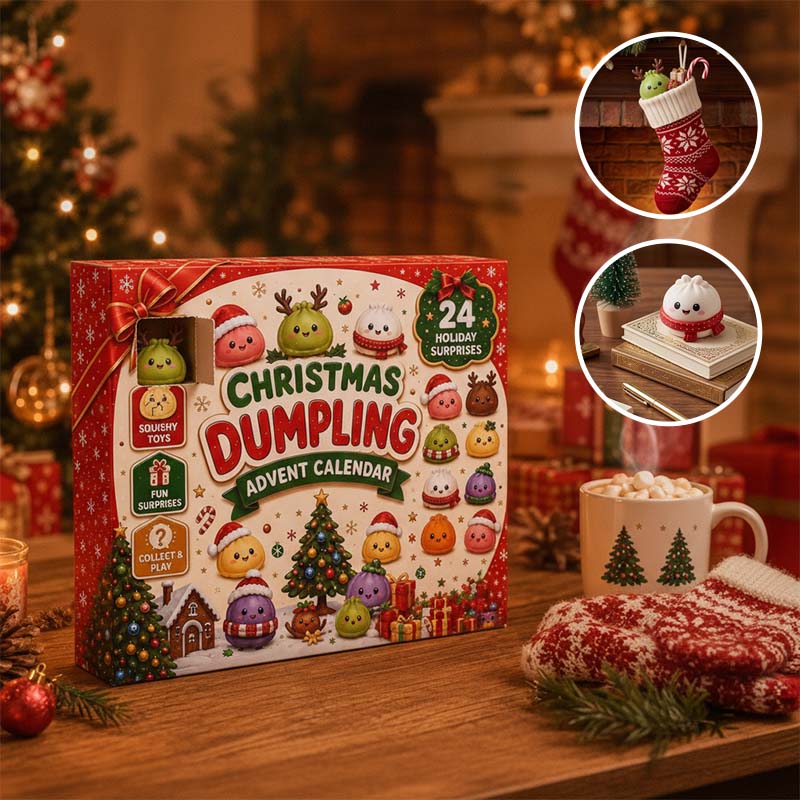 Christmas Dumpling Squishy 24-Day Advent Calendar