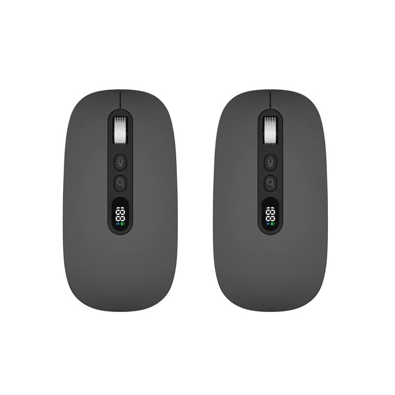 AI Voice Wireless Mouse with Translation & LCD Display