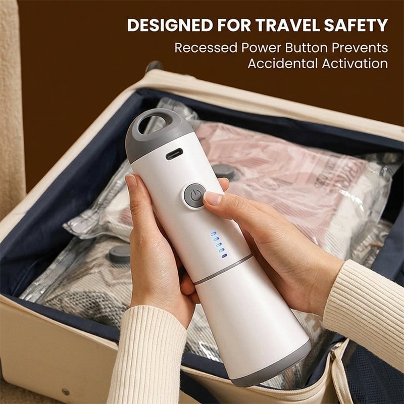 Travel Vacuum Storage Bags with Portable Electric Pump