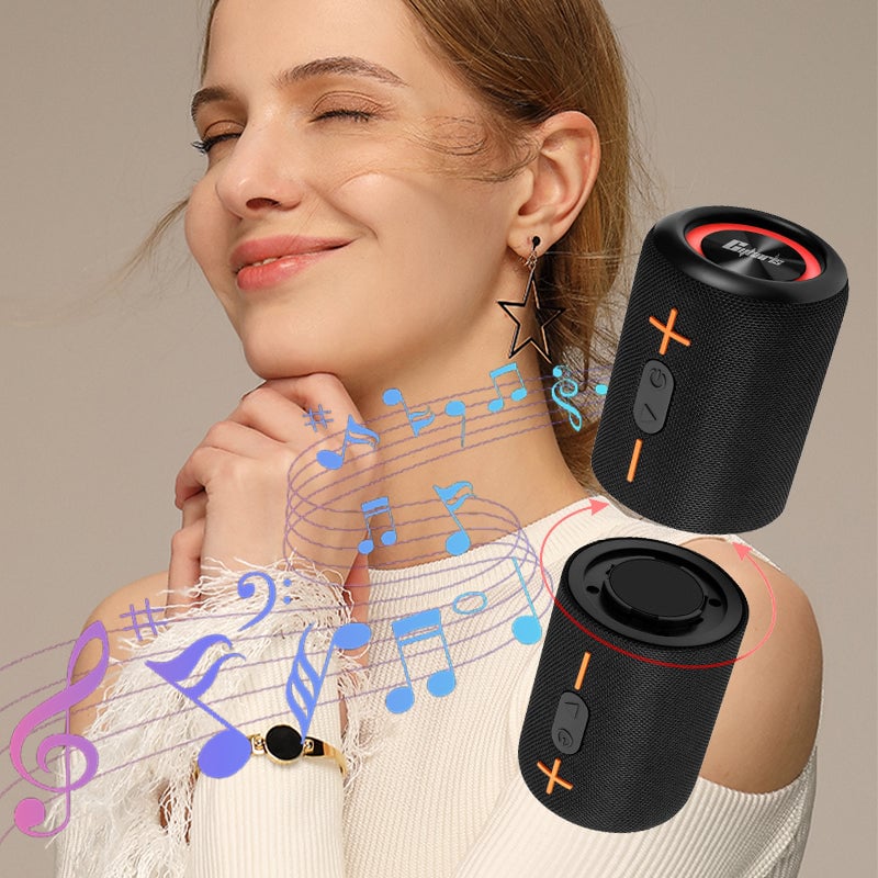 20W TWS Portable Bluetooth Speaker with LED Lights