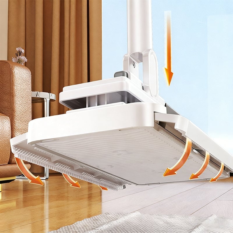 Multifunctional Lazy Mop with One-Click Cloth Attachment