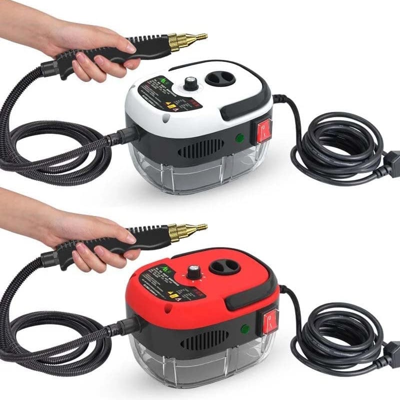 2500W Handheld High-Temperature Pressurised Steam Cleaner with Multiple Attachments