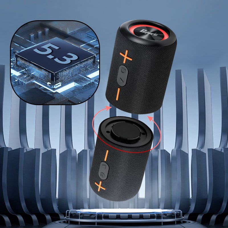 20W TWS Portable Bluetooth Speaker with LED Lights
