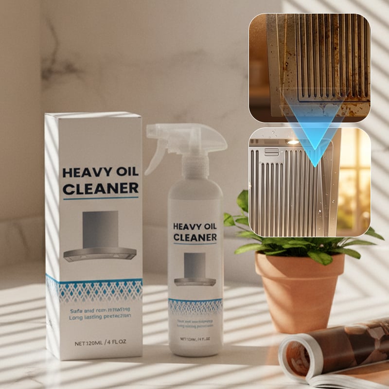 Powerful Deep Penetrating Heavy Oil Cleaner Spray for Kitchen Surfaces