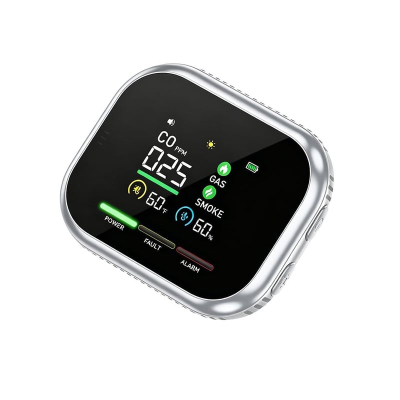 6-in-1 Smart Gas, Smoke & Carbon Monoxide Detector