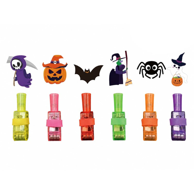 Halloween LED Projection Finger Lights with Spooky Patterns