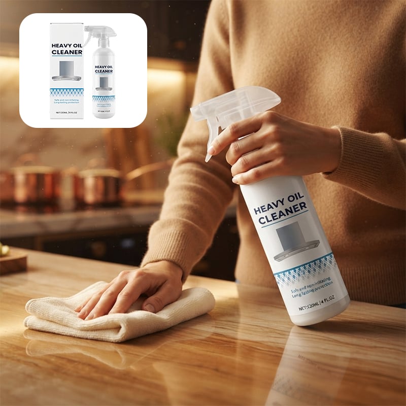 Powerful Deep Penetrating Heavy Oil Cleaner Spray for Kitchen Surfaces