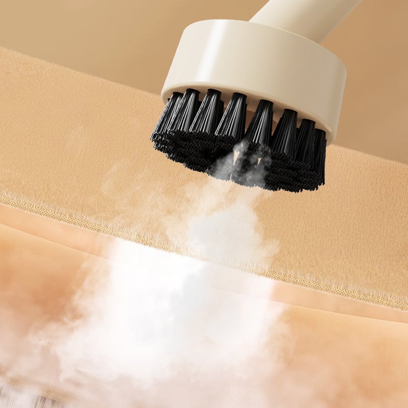 High-Pressure Handheld Steam Cleaner with Flexible Hose & Brush Attachment