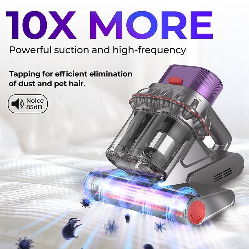 Powerful UV Bed Vacuum Cleaner with Smart Control Display
