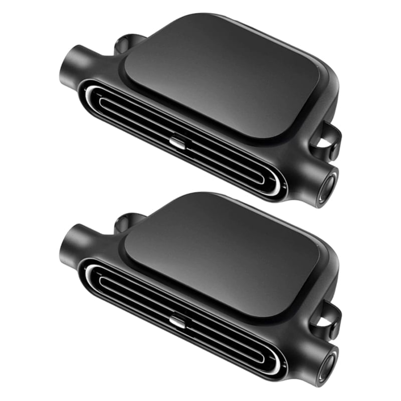 Adjustable Car Seat Cooling Fan with Multi-Directional Airflow