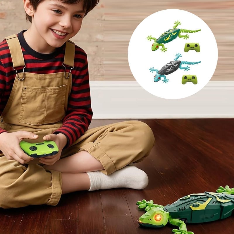 Kinetic Crawling Lizard LED Toy