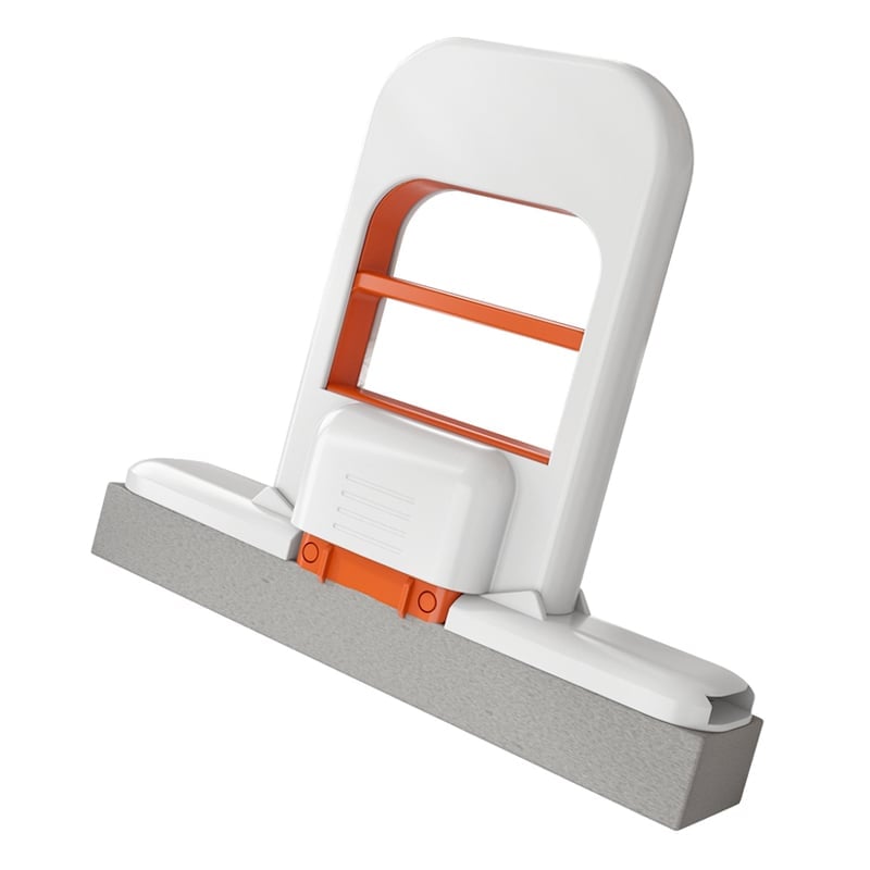 Hands-Free Mini Mop with Self-Wringing Handle & Reusable Cleaning Pad