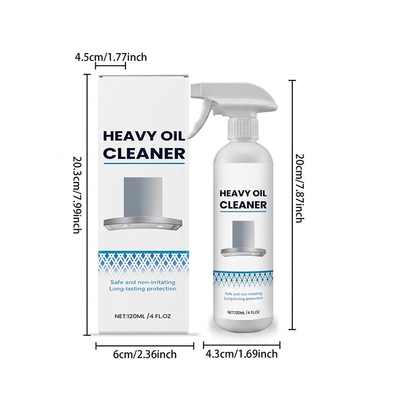 Powerful Deep Penetrating Heavy Oil Cleaner Spray for Kitchen Surfaces