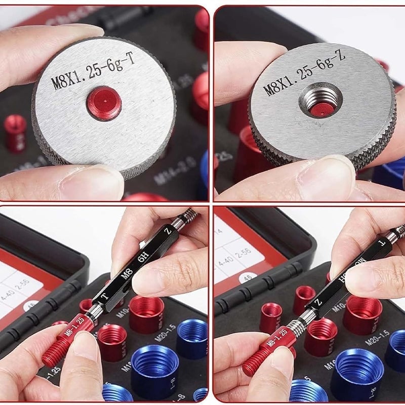 Metric Nut and Bolt Thread Checker Set
