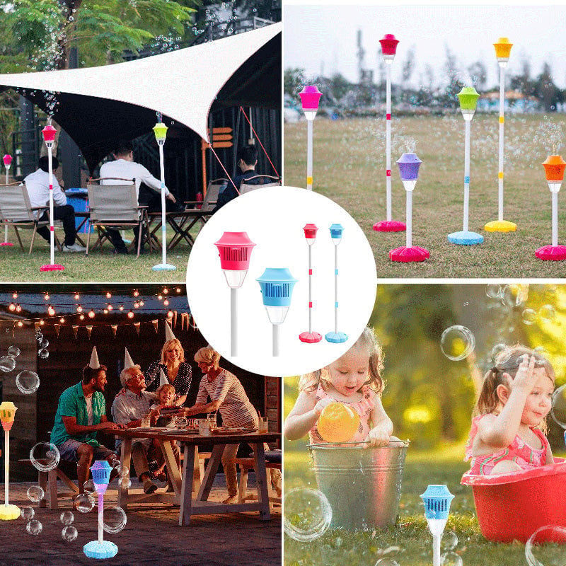 Rechargeable Automatic Bubble Maker with Adjustable Stand