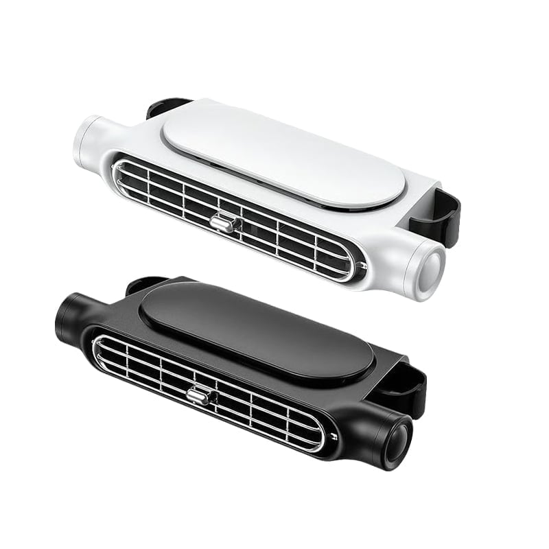 Adjustable Car Seat Cooling Fan with Multi-Directional Airflow