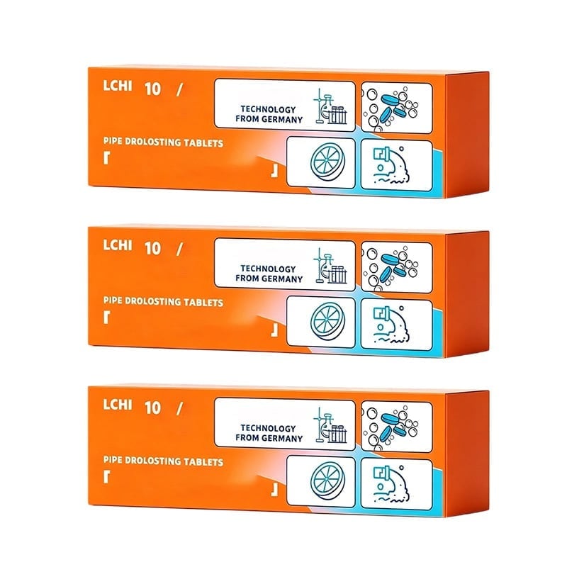 Powerful Pipe Declogging & Cleaning Tablets for Household Drains