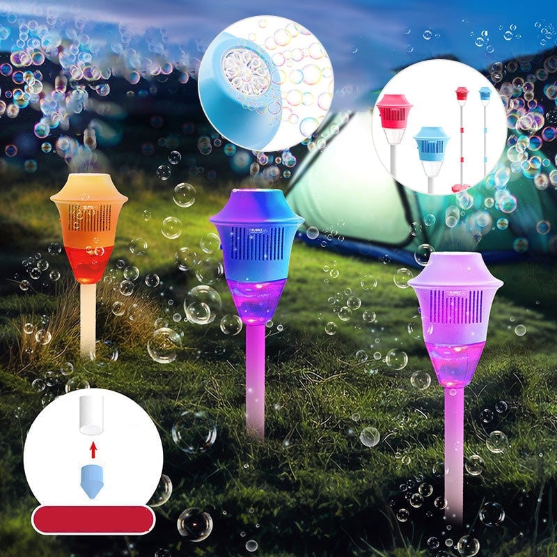 Rechargeable Automatic Bubble Maker with Adjustable Stand