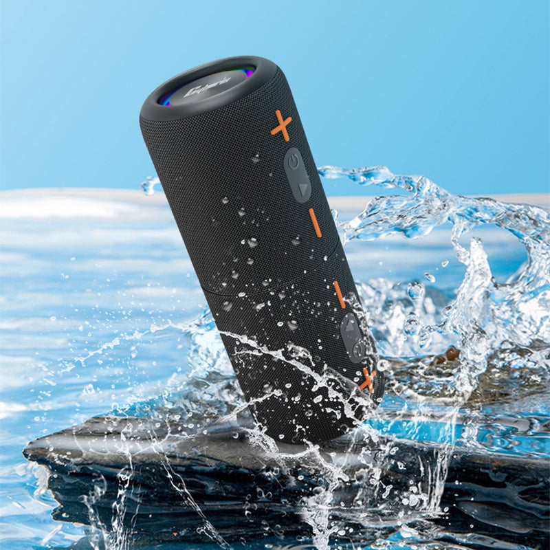 20W TWS Portable Bluetooth Speaker with LED Lights