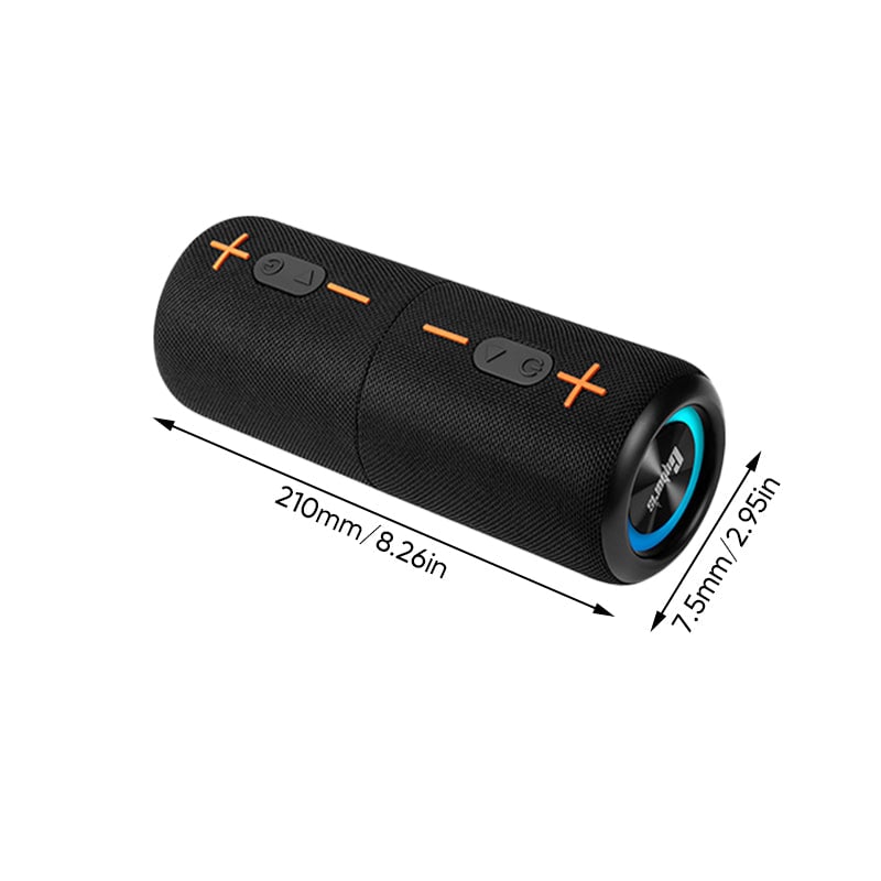 20W TWS Portable Bluetooth Speaker with LED Lights