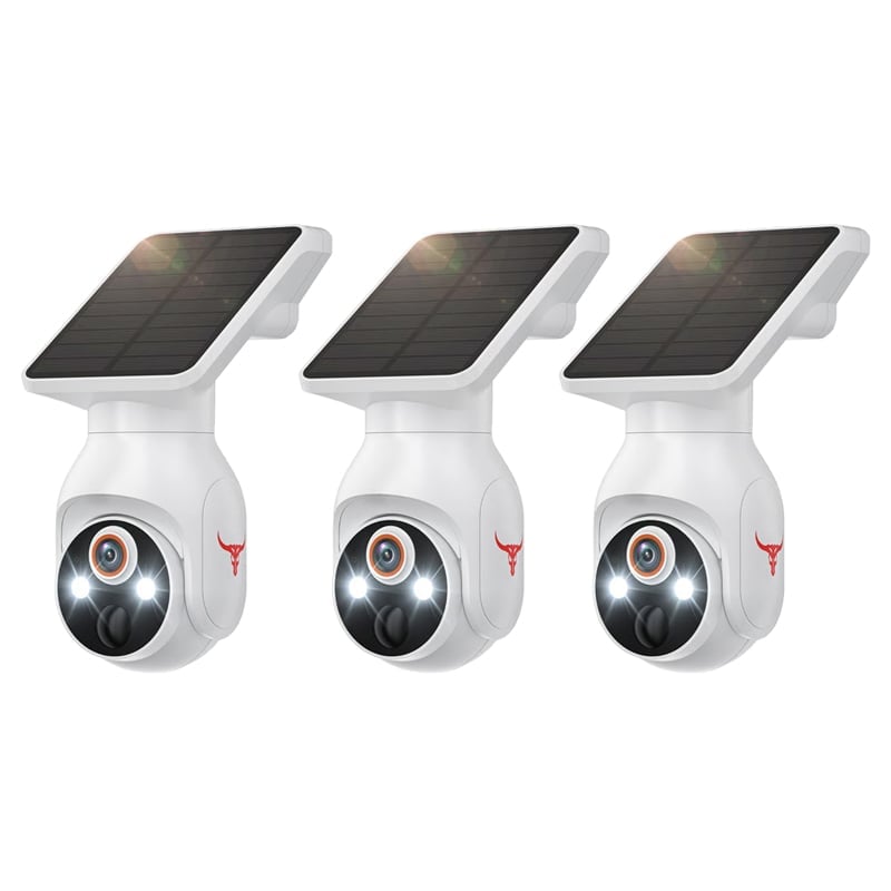 Solar 1080p Smart Security Camera with AI Motion Detection
