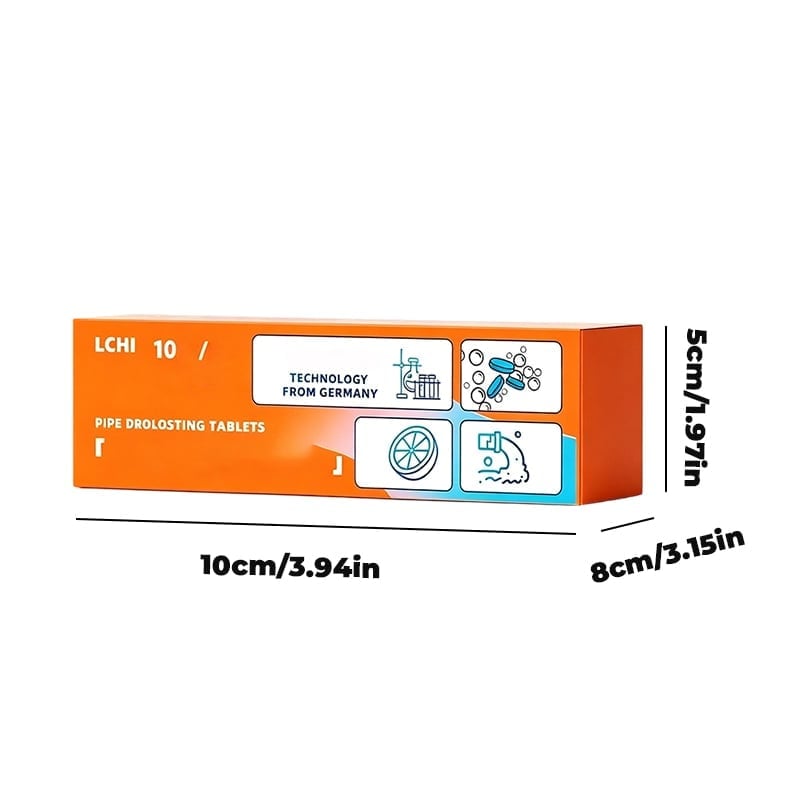 Powerful Pipe Declogging & Cleaning Tablets for Household Drains
