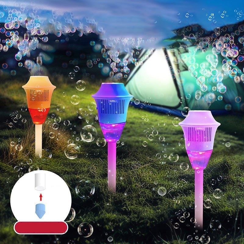 Rechargeable Automatic Bubble Maker with Adjustable Stand