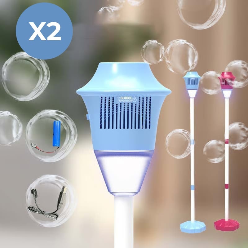 Rechargeable Automatic Bubble Maker with Adjustable Stand