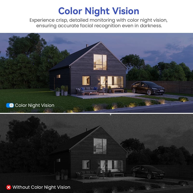 Solar 1080p Smart Security Camera with AI Motion Detection
