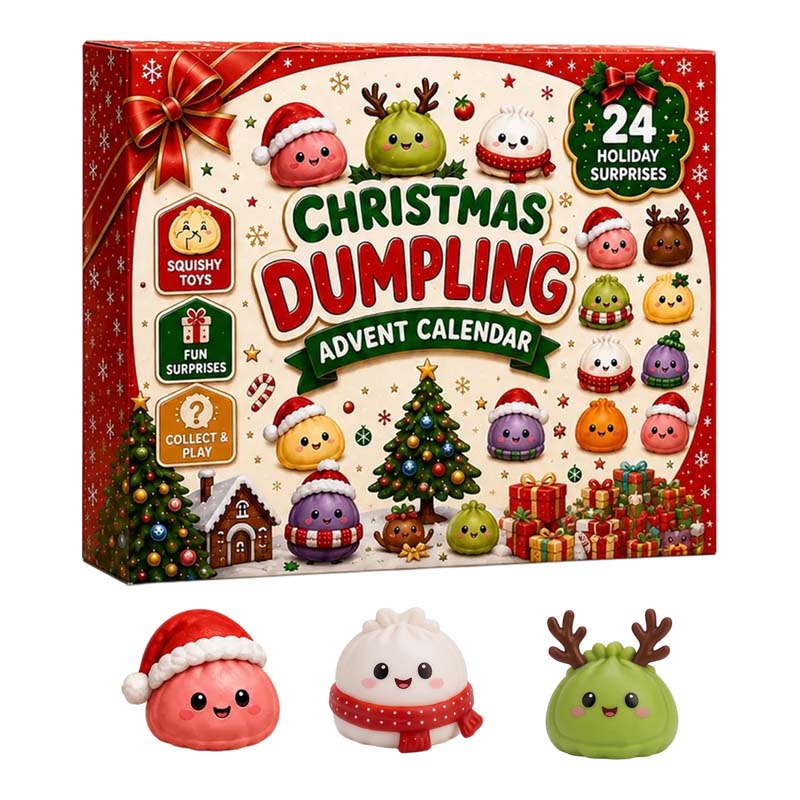 Christmas Dumpling Squishy 24-Day Advent Calendar