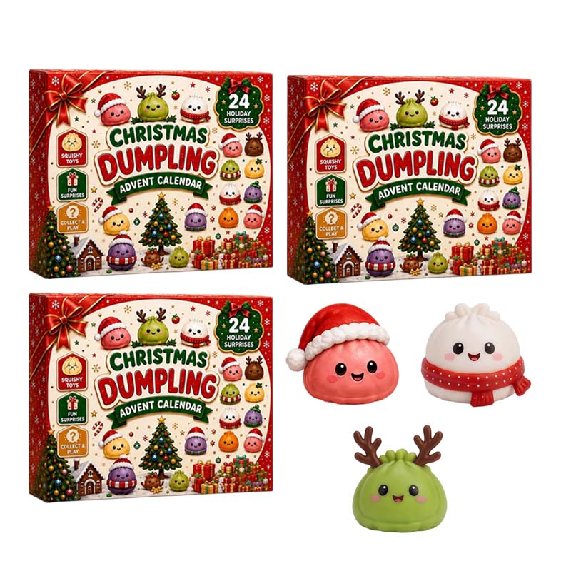 Christmas Dumpling Squishy 24-Day Advent Calendar