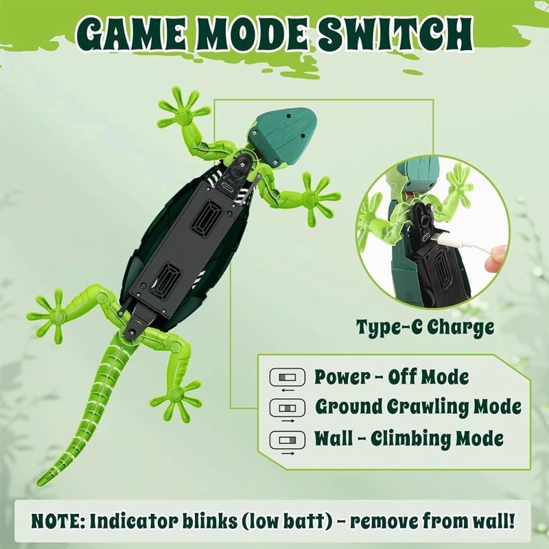 Kinetic Crawling Lizard LED Toy