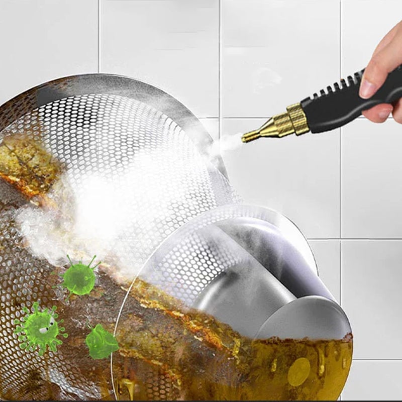 2500W Handheld High-Temperature Pressurised Steam Cleaner with Multiple Attachments