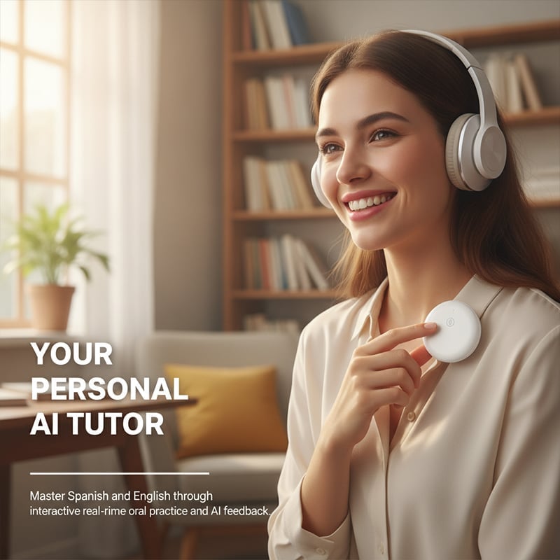 Portable AI Language Translator and Speaking Practice Device