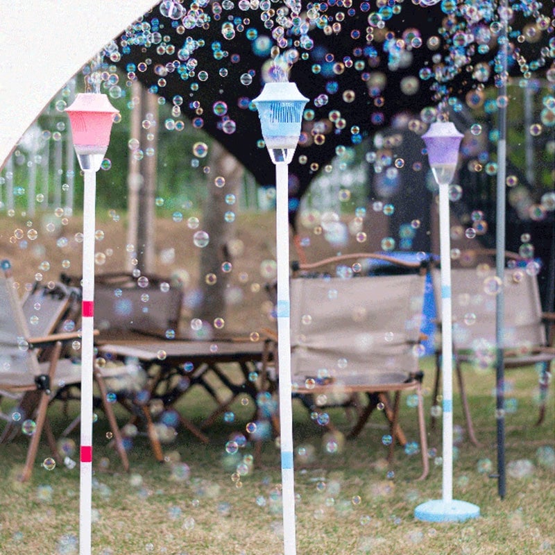 Rechargeable Automatic Bubble Maker with Adjustable Stand