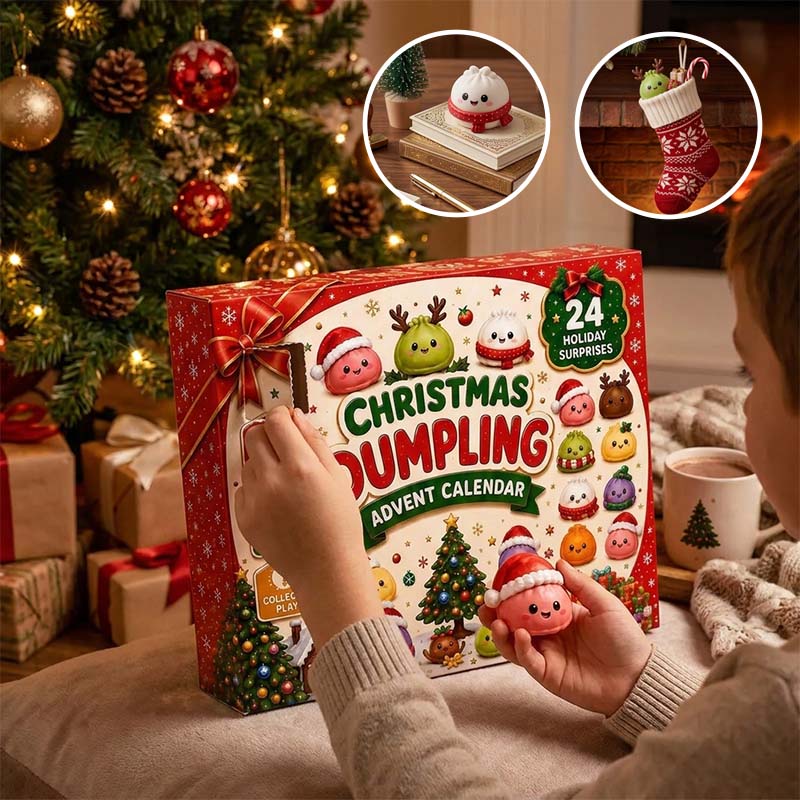 Christmas Dumpling Squishy 24-Day Advent Calendar