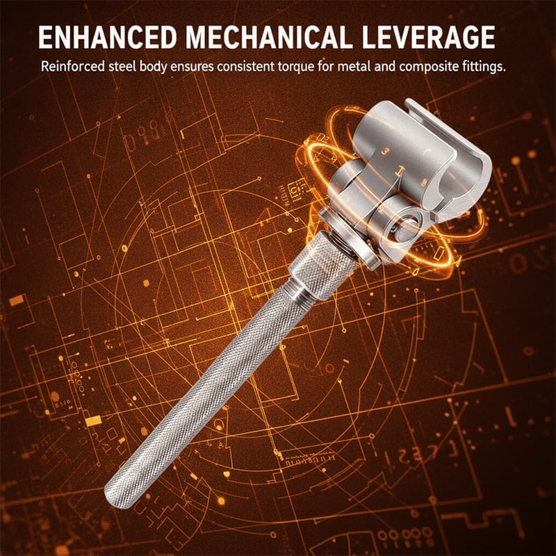 Adjustable Door Hinge Alignment Wrench with Non-Slip Grip