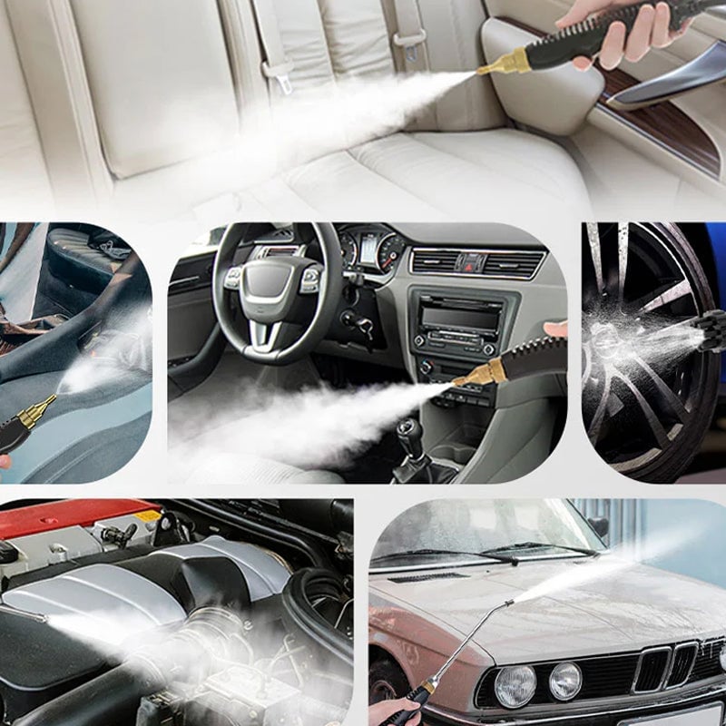 2500W Handheld High-Temperature Pressurised Steam Cleaner with Multiple Attachments