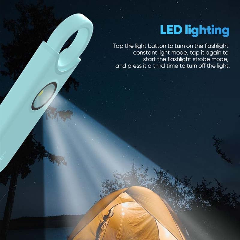 Rechargeable 135dB Personal Safety Alarm with LED Light