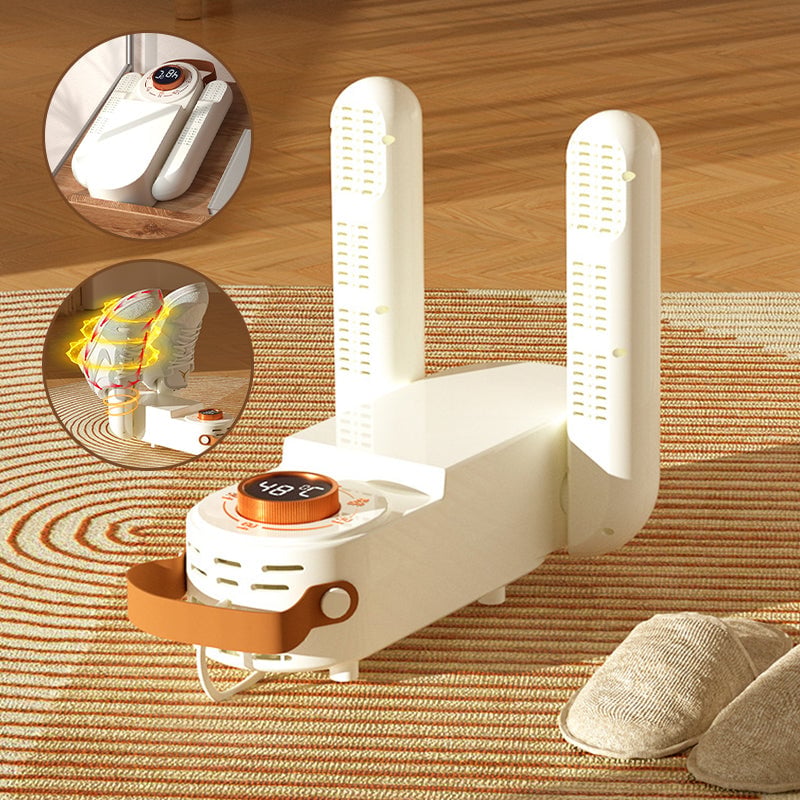 Foldable Electric Shoe Dryer with Warm Air & Timer
